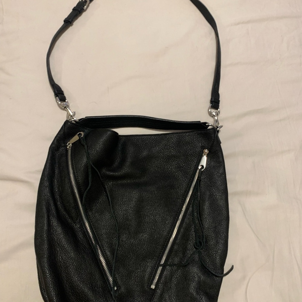 Rebecca Minkoff Black Leather Shoulder Bag